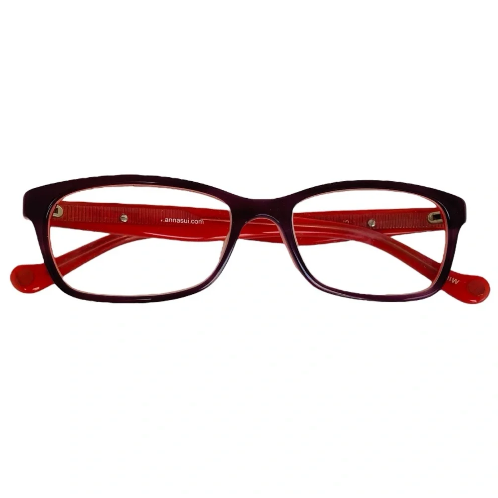 Anna Sui AS514 Burgundy Eyeglass FRAMES ONLY